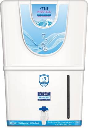 Kent Pride Plus (11067) 8 L RO + UV + UF + TDS Water Purifier  (White) - Mahajan Electronics Online