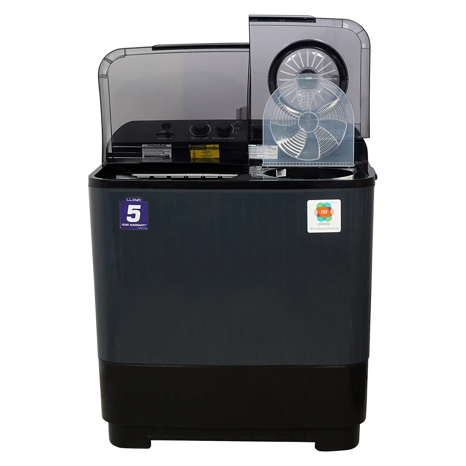 Lloyd 12 Kg 5 Star Semi-Automatic Top Load Washing Machine GLWMS12ADGMA - Mahajan Electronics Online