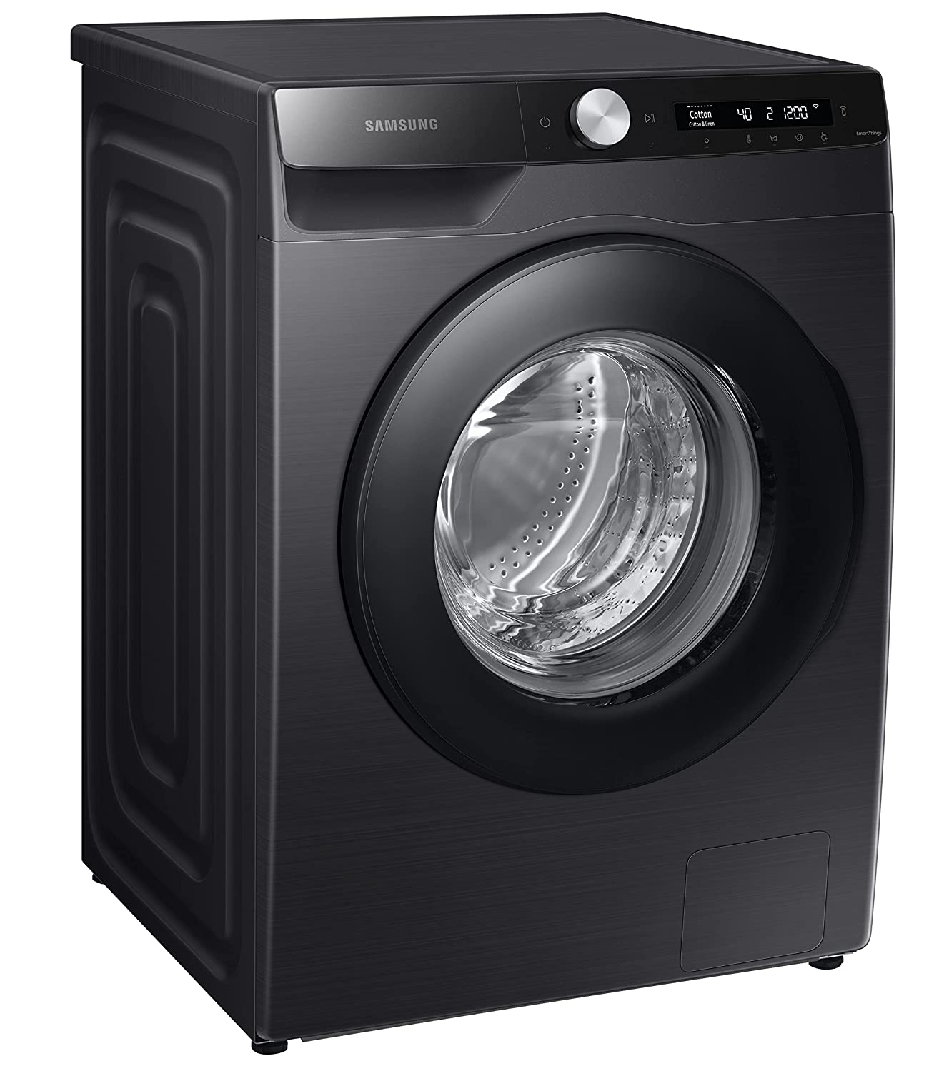 Samsung 7 Kg Fully-Automatic Front Loading Washing Machine WW70T502DAB1TL,Black Caviar - Mahajan Electronics Online