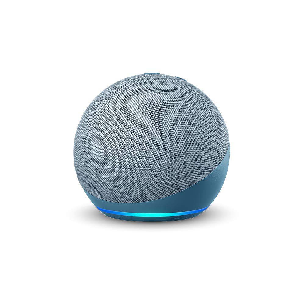Echo Dot (4th Gen | Smart speaker with Alexa (Blue) - Mahajan Electronics Online