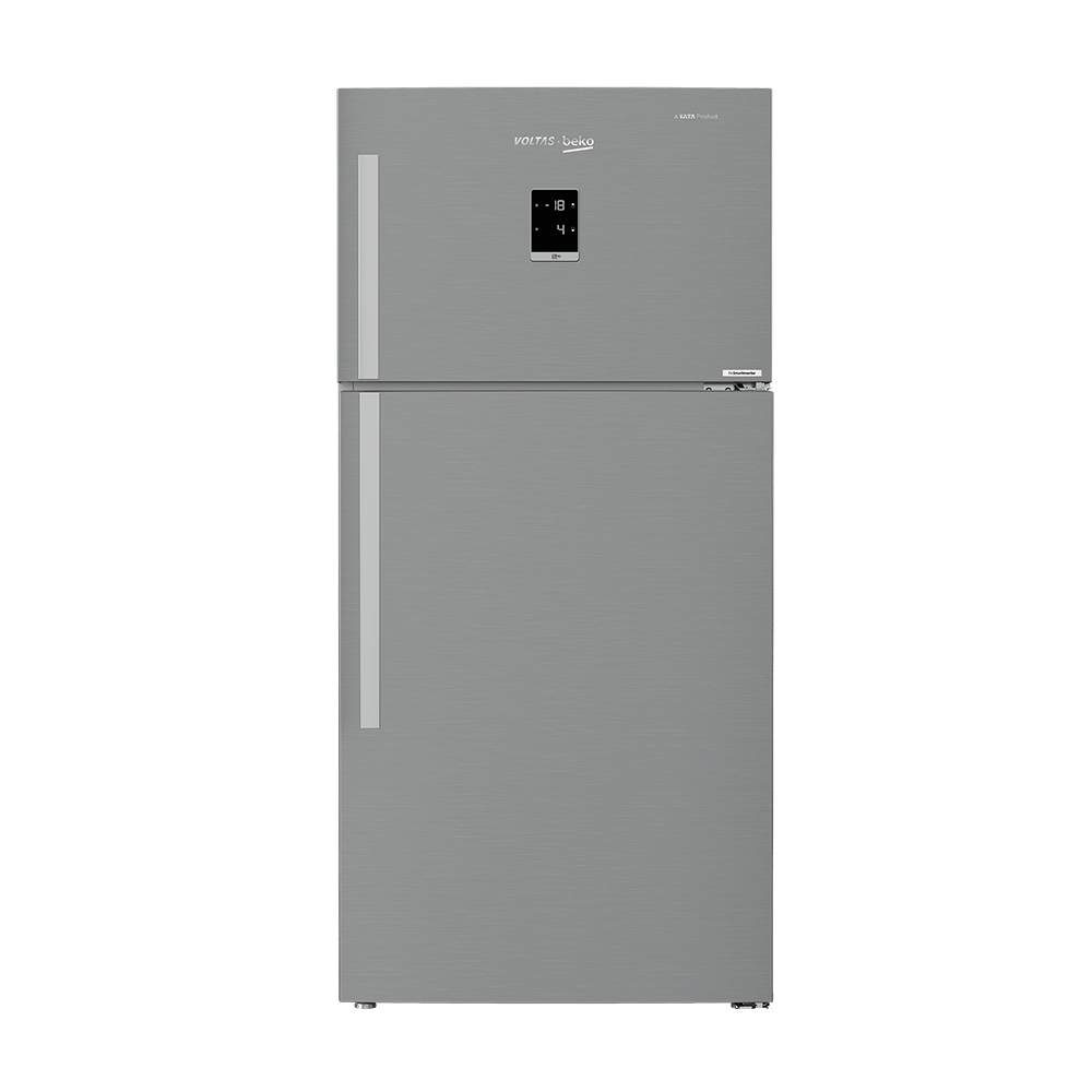 Voltas Beko 610 L 3 Star High End Frost Free Double Door Refrigerator (Inox Look) RFF633IF - Mahajan Electronics Online