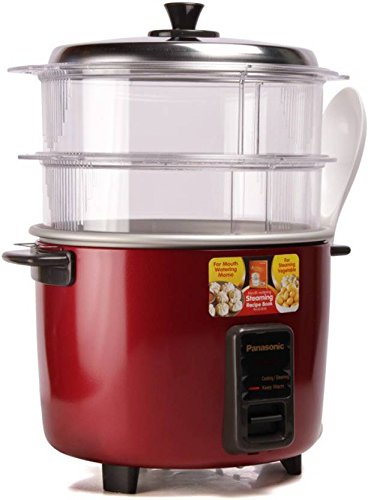 Panasonic Rice Cooker SR-WA18HSS , 4.4 Liters Red - Mahajan Electronics Online