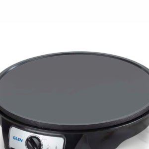 Glen SA-3038N Electric Dosa Maker with Wooden Batter & Spatula 1000 Watt Black