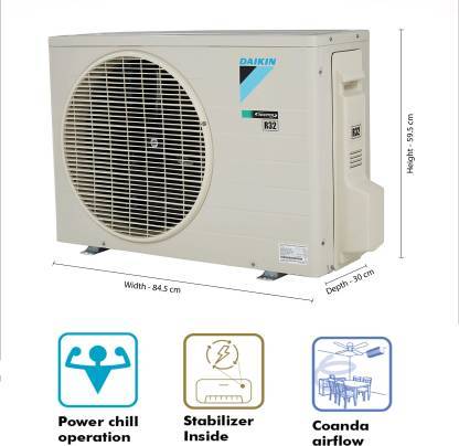 Daikin JTKJ50TV16 Split AC 1.5 Ton 5 Star Inverter - Mahajan Electronics Online