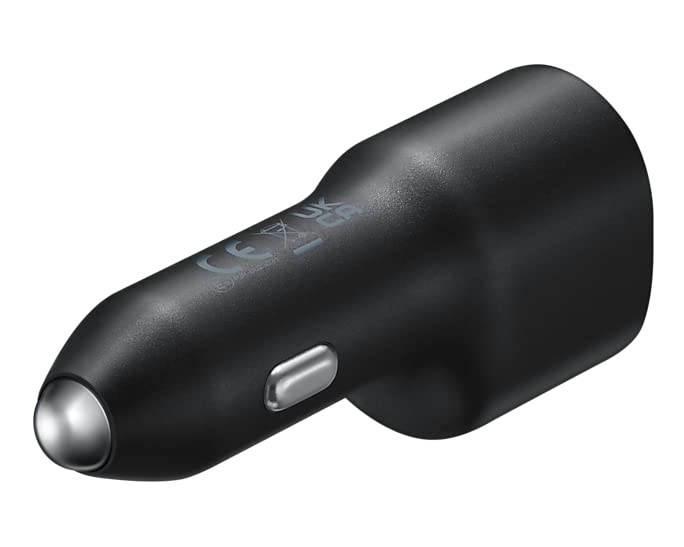 Samsung Original Car Charger Duo 40W(25W+15W, Black) - Mahajan Electronics Online