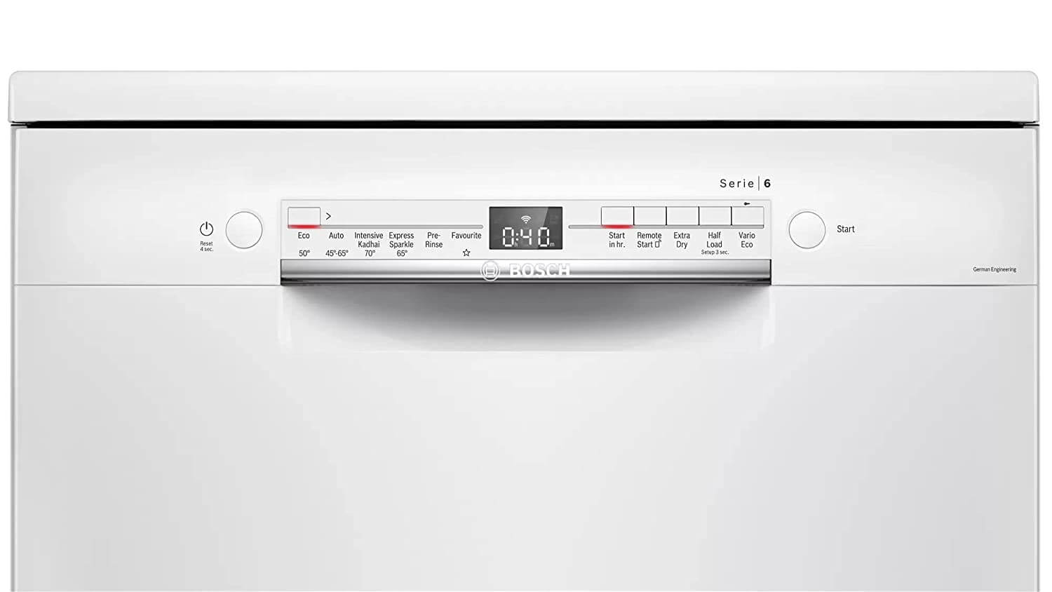 Bosch Dishwasher SMS6ITW00I 13 Place Settings White - Mahajan Electronics Online