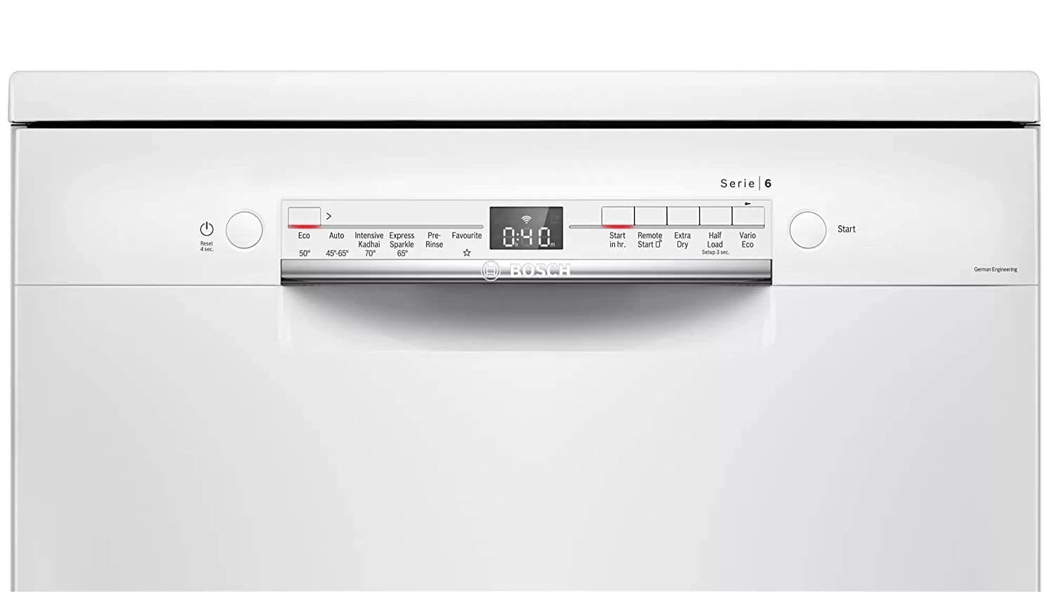 Bosch Dishwasher SMS6ITW00I 13 Place Settings White