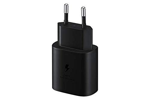 Samsung Original 25W  C TO C Super Fast Charging Travel Adapter for Cellular Phones, Black