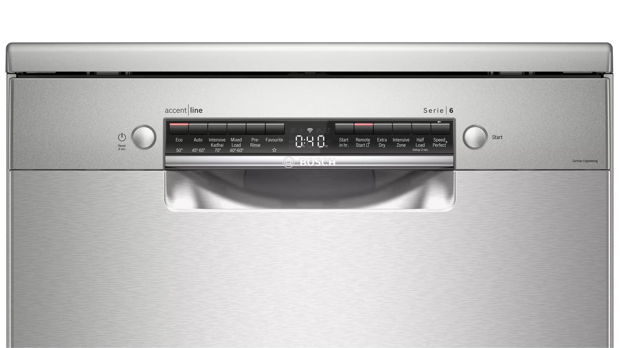 Bosch Dishwasher SMS6HVI01I 14 Place Settings ( Silver Inox) - Mahajan Electronics Online