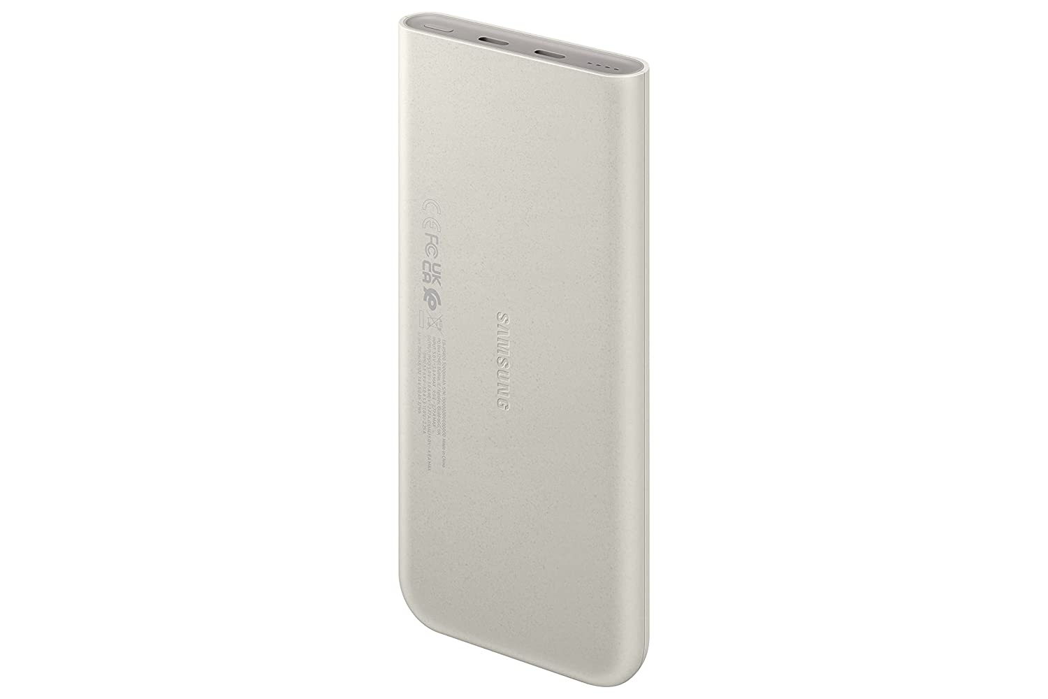 Samsung Galaxy 10000mAh Power Bank, 25W Fast Charging, Dual Output, Quick Charge, Beige - Mahajan Electronics Online