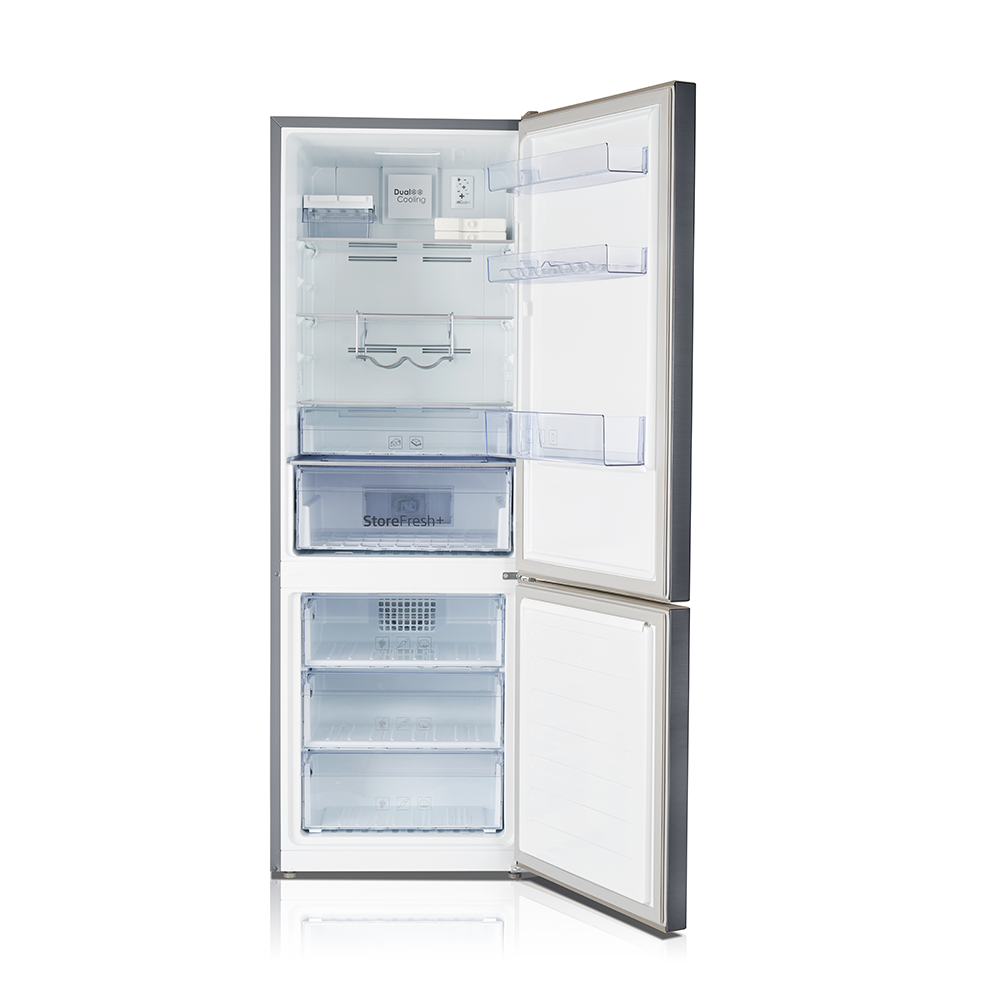Voltas Beko 340 L 2 Star Bottom Mounted Refrigerator (Inox) (2020) RBM365DXPCF - Mahajan Electronics Online