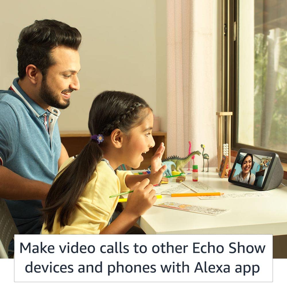 All new Echo Show 8 (2nd Gen)ith 8" HD screen, stereo sound & hands-free entertainment with Alexa (Black) - Mahajan Electronics Online