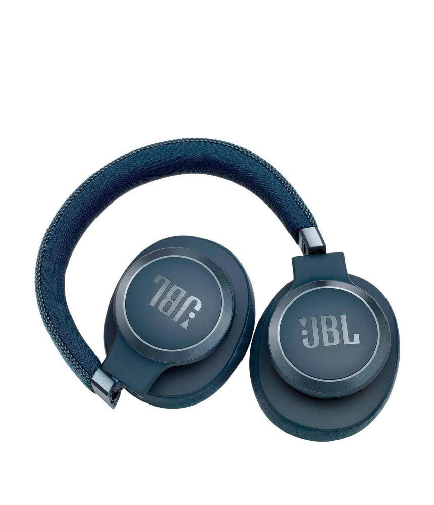 JBL LIVE660NC - Wireless Over-Ear Noise Cancelling Headphones with Long Lasting Battery and Voice Assistant - Blue JBLLIVE660NCBLU - Mahajan Electronics Online