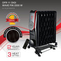 Havells Digital OFR 11 Wave Fin 2500 watt (Black) (GHROFBMK250) - Mahajan Electronics Online
