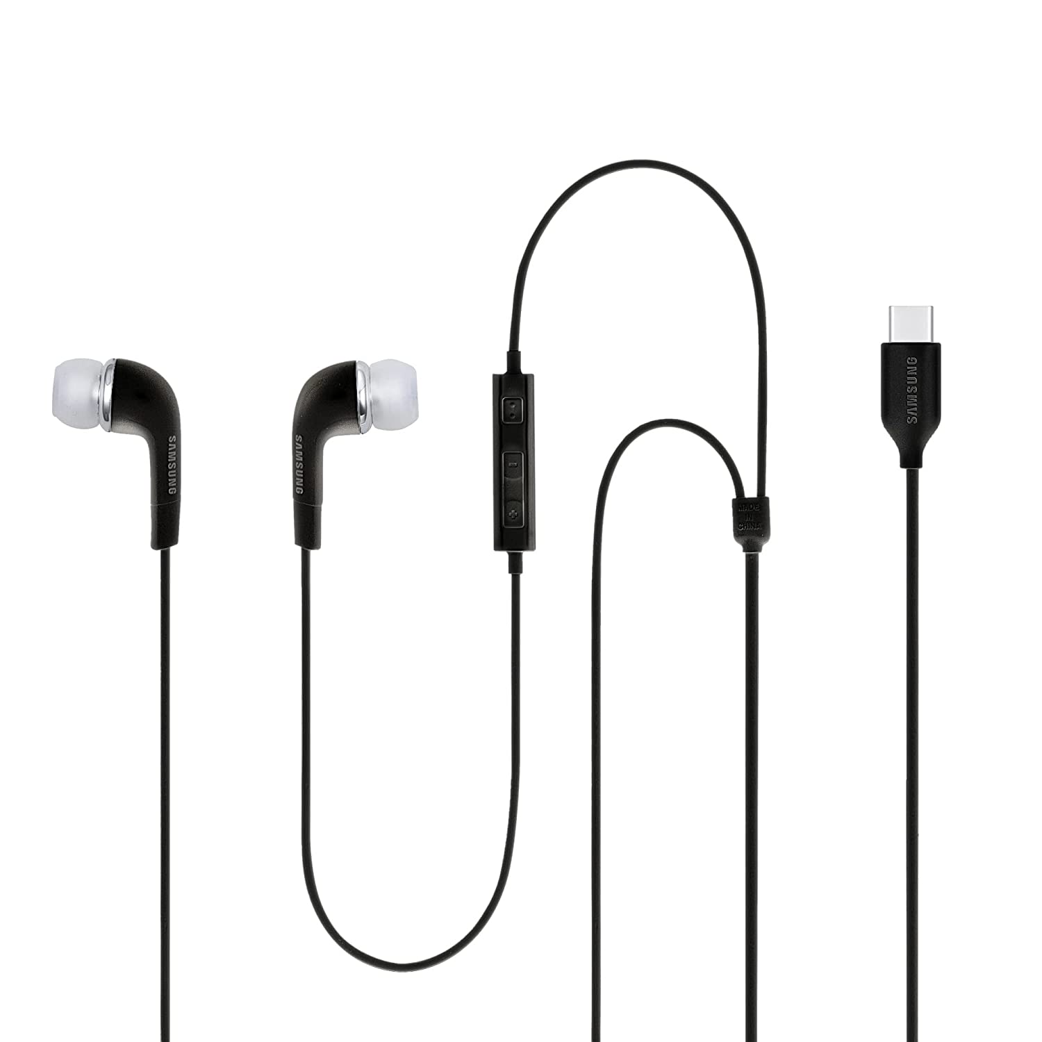 Samsung Original IC050 Type-C Wired in Ear Earphone with mic (Black) - Mahajan Electronics Online