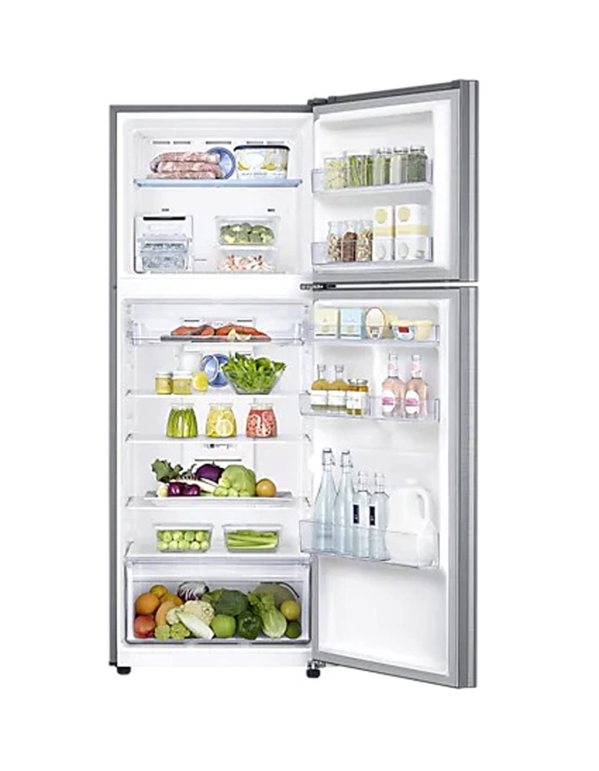 Samsung 415 L 2 Star Frost Free Double Door Refrigerator(RT42M5538S8/TL, Elegant Inox, Convertible)2020 - Mahajan Electronics Online