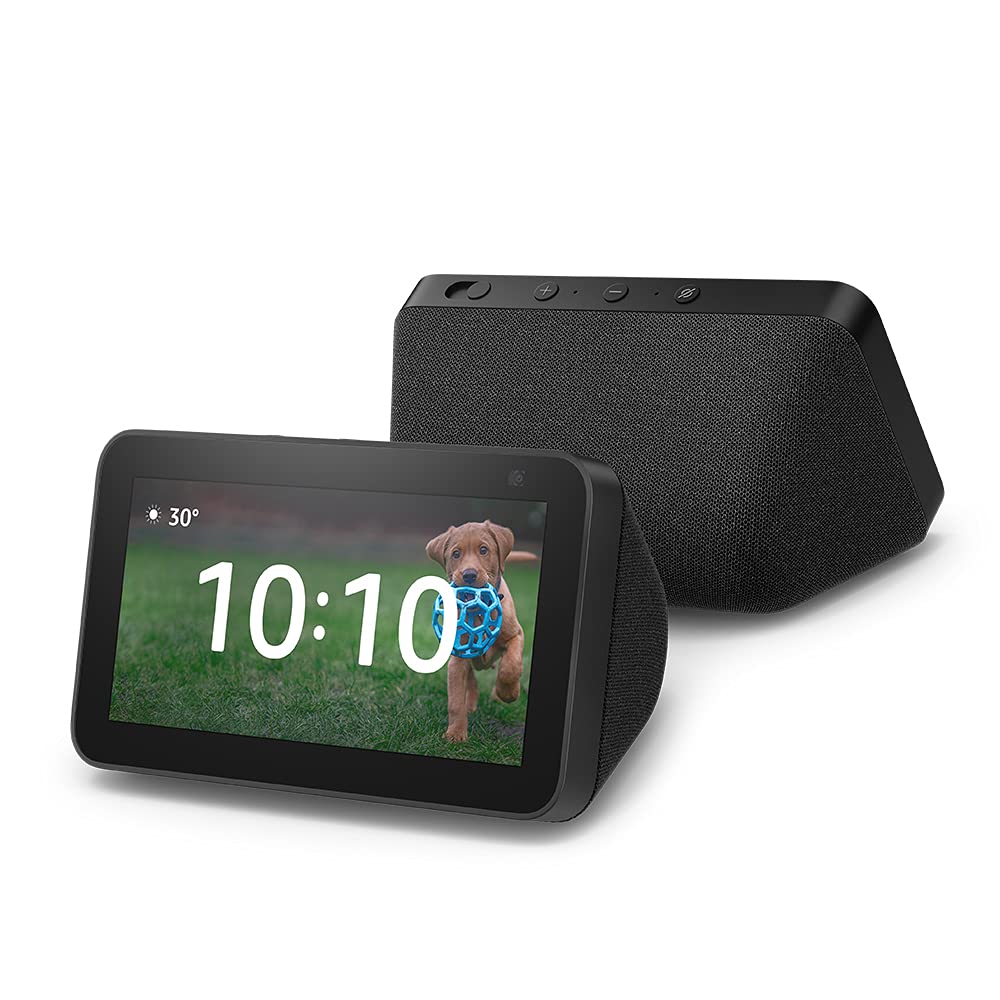 All new Echo Show 5 (2nd Gen) - Smart speaker with 5.5" screen, crisp sound and Alexa (Black) - Mahajan Electronics Online
