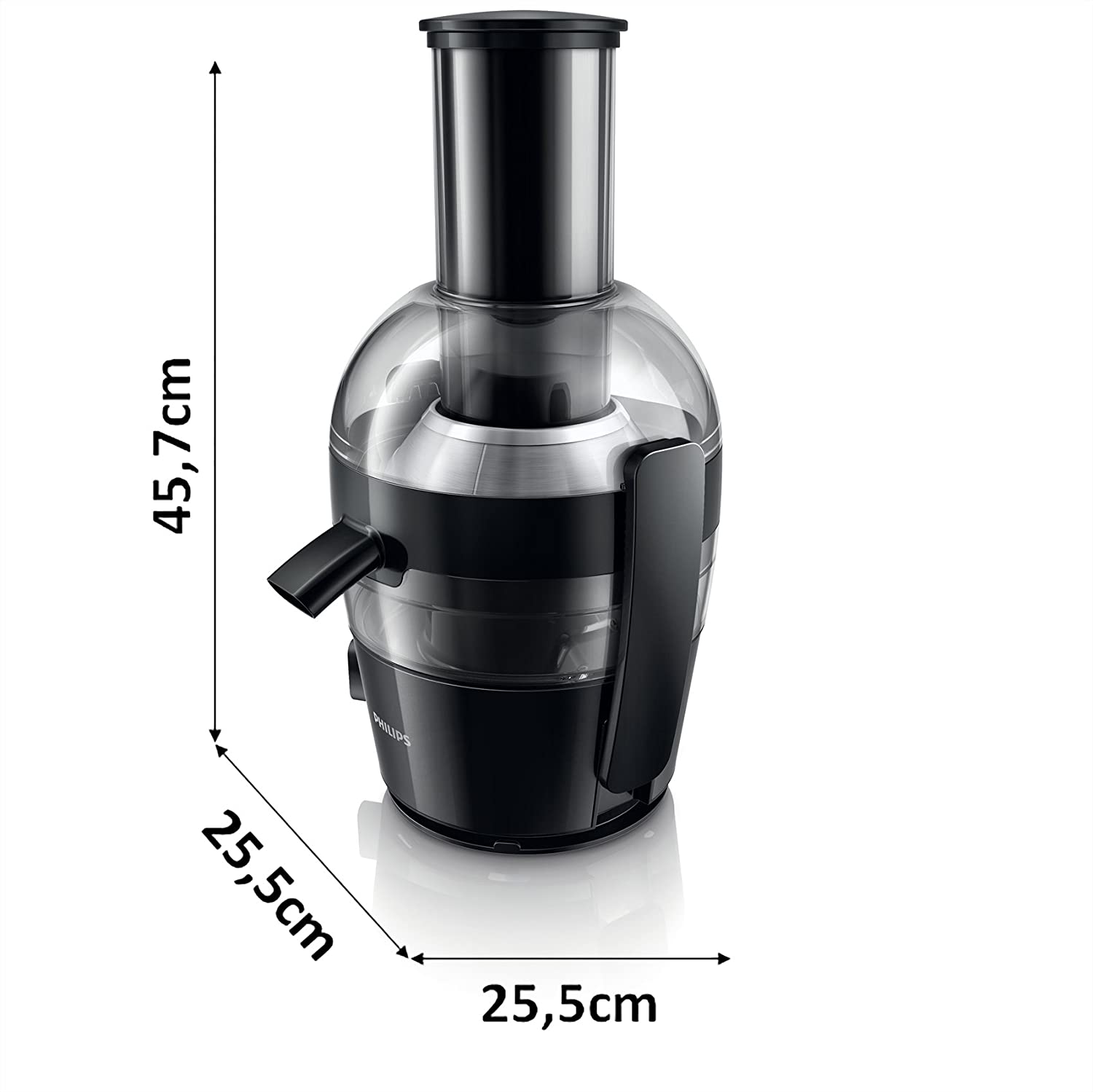 Philips HR1855 Viva Collection Juicer, Ink Black - Mahajan Electronics Online