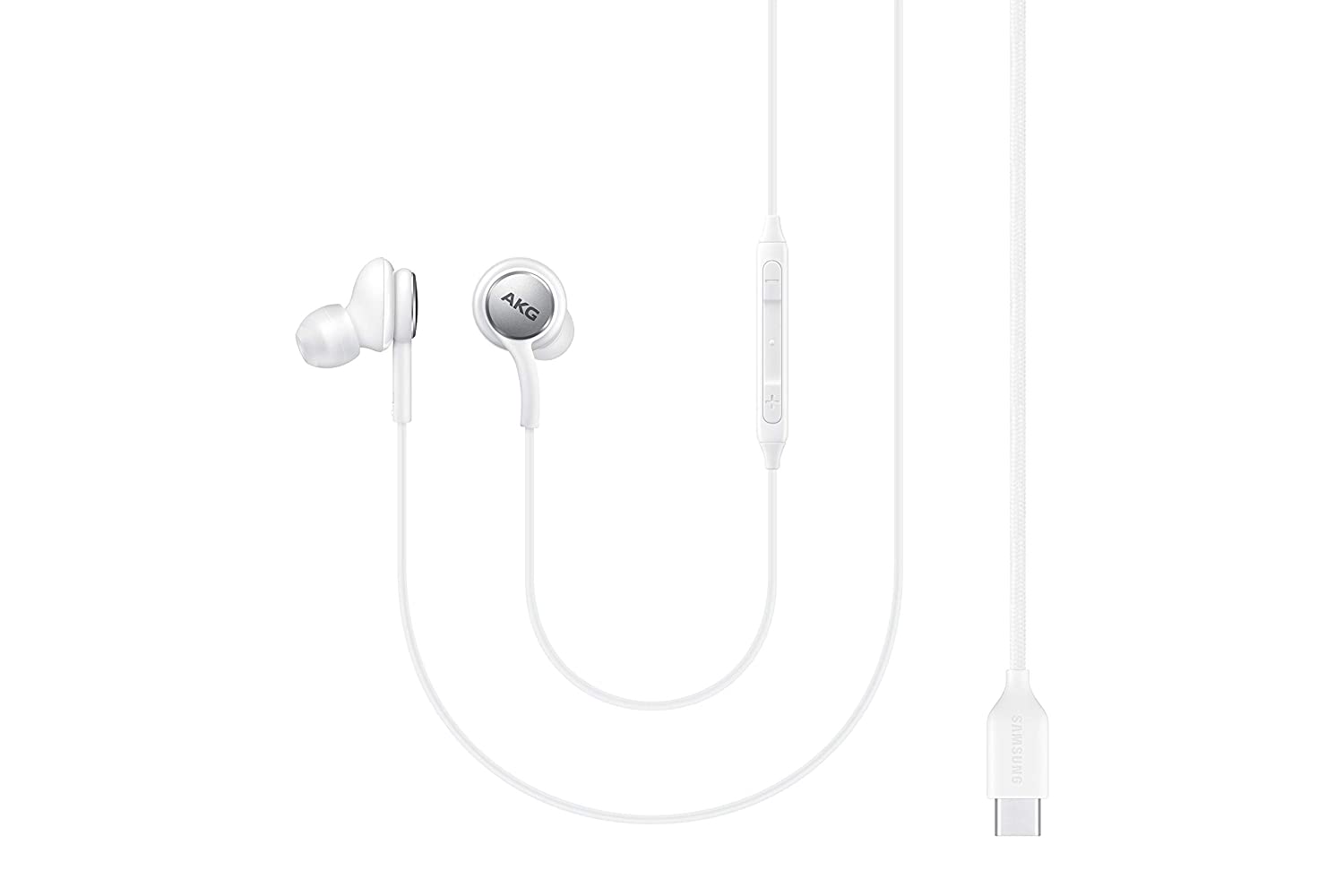 Samsung AKG-Tuned IC100 Type-C Wired in Ear Earphone with mic White - Mahajan Electronics Online