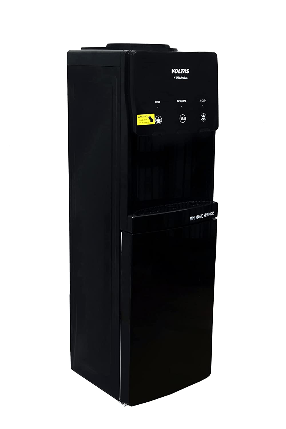 Voltas Floor Mounted Water Dispenser Minimagic SPRING R Plus Black - Mahajan Electronics Online