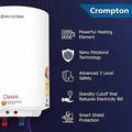 Crompton Geyser Classic 25 L Electric Water Heater (White) - Mahajan Electronics Online