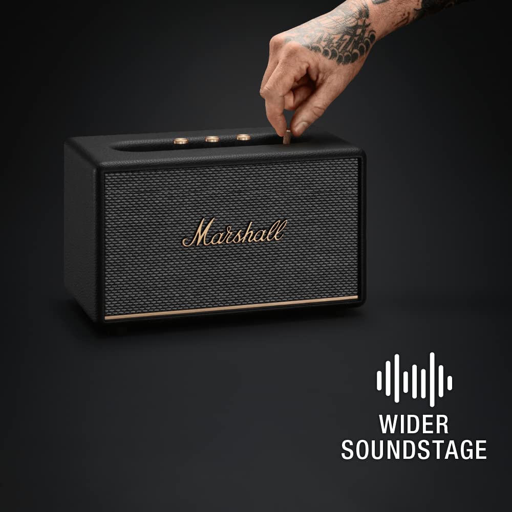 Marshall Stanmore III Bluetooth Speaker Black – Powerful Stereo