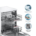 Bosch SMS66GW01I 13 Place Settings Dishwasher White - Mahajan Electronics Online
