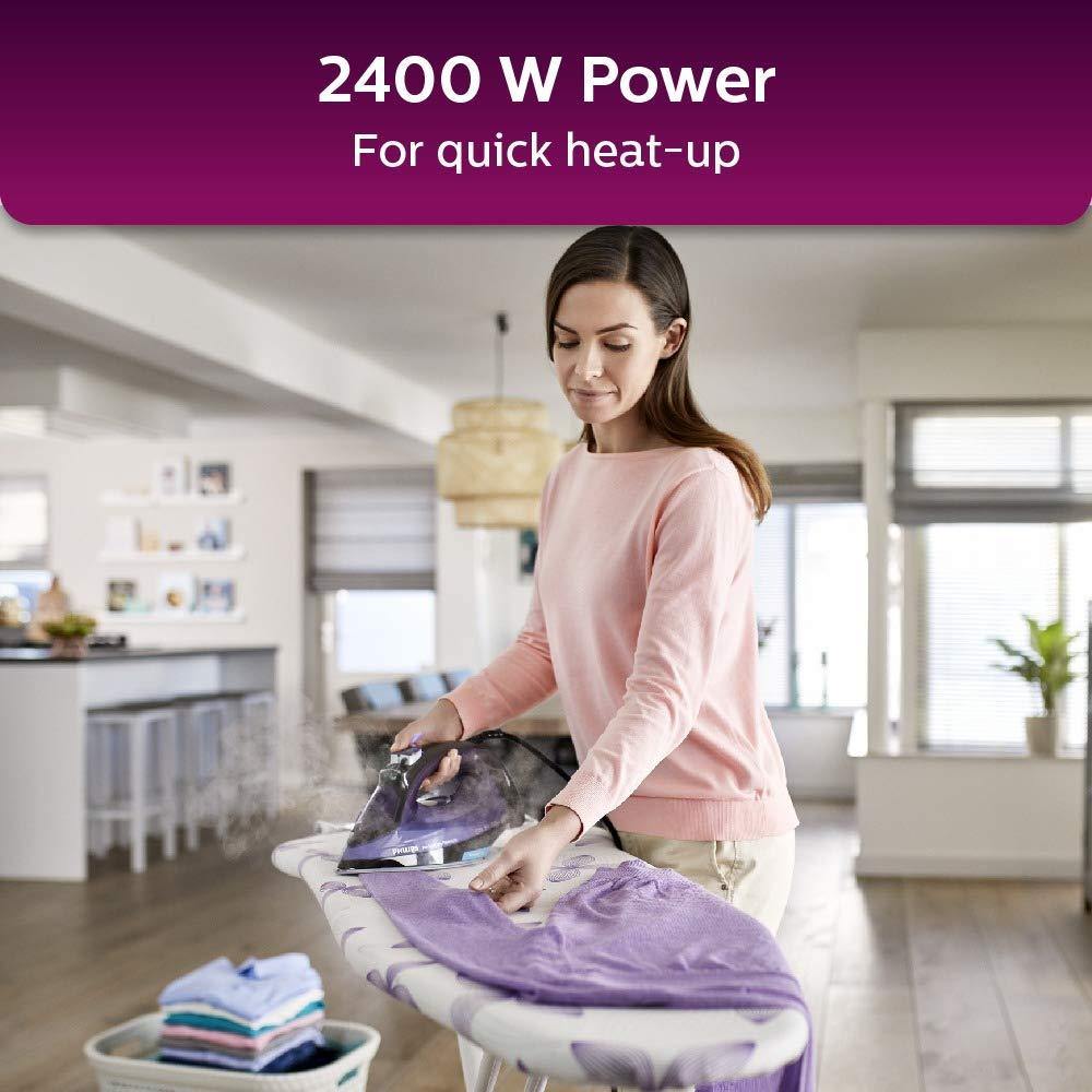 Philips Perfect Care Power Life Steam Iron GC3925/34, 2400W, up to 45 g/min steam Output, OptiTemp Technology, Steam Glide Plus Soleplate, Drip-Stop and... - Mahajan Electronics Online