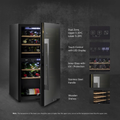 Kaff Wine Cooler WC 76 DZBI (Free Standing) - Mahajan Electronics Online