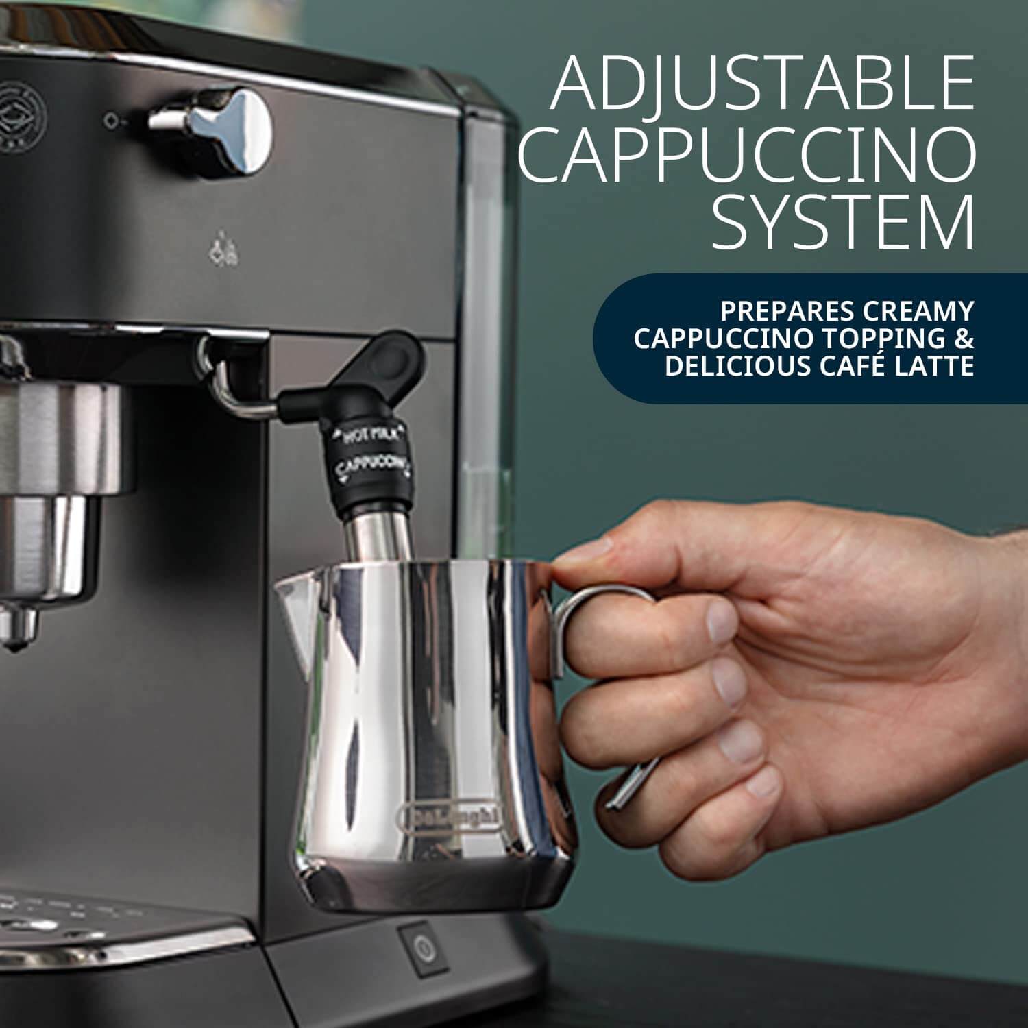 De'Longhi EC685.BK |Dedica Style| Pump Espresso Coffee Machine | Espresso, Cappuccino, Latte & More Recipe Options Mahajan Electronics Online