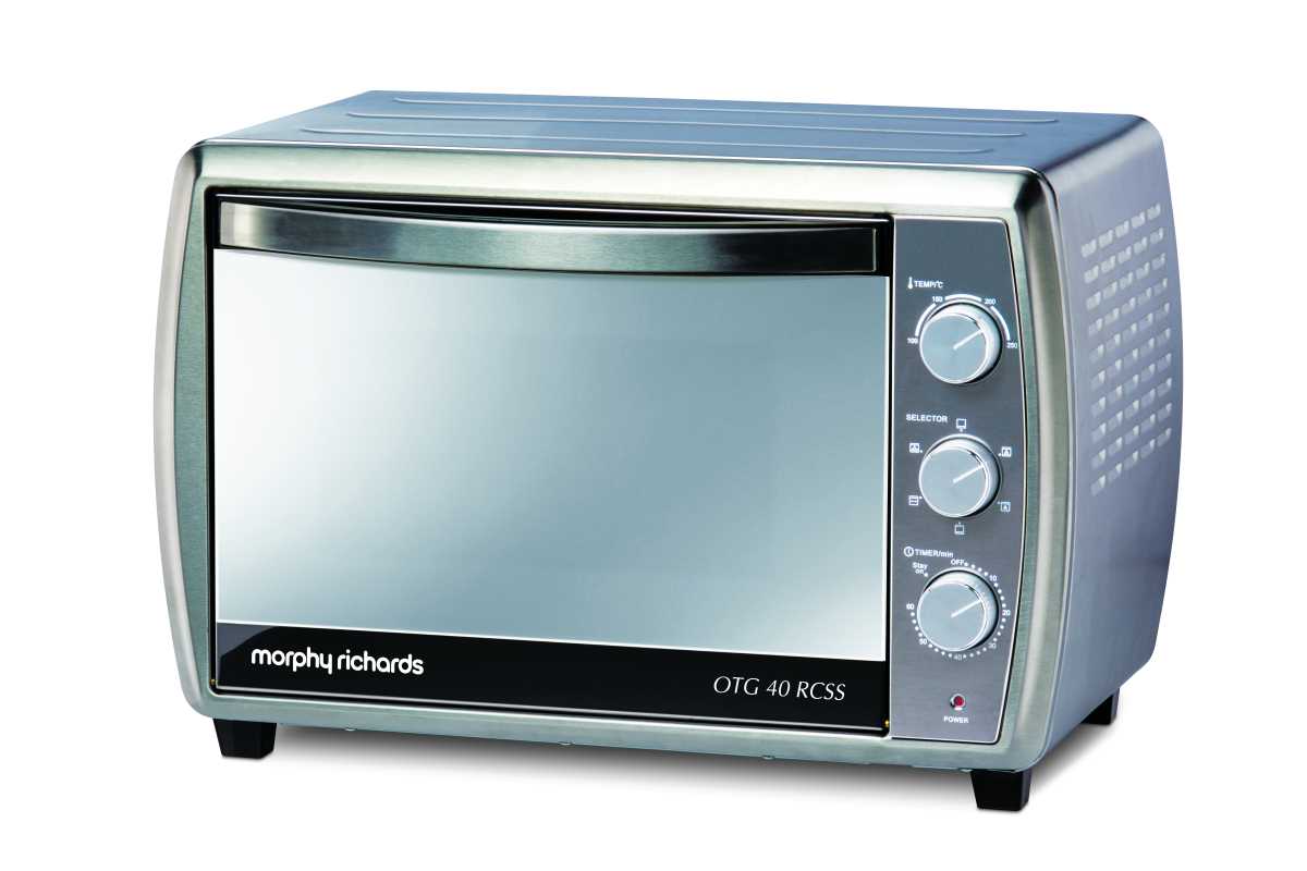 Morphy Richards 40 RCSS 40-Litre Stainless Steel Oven Toaster Grill (Silver) New 2020 - Mahajan Electronics Online