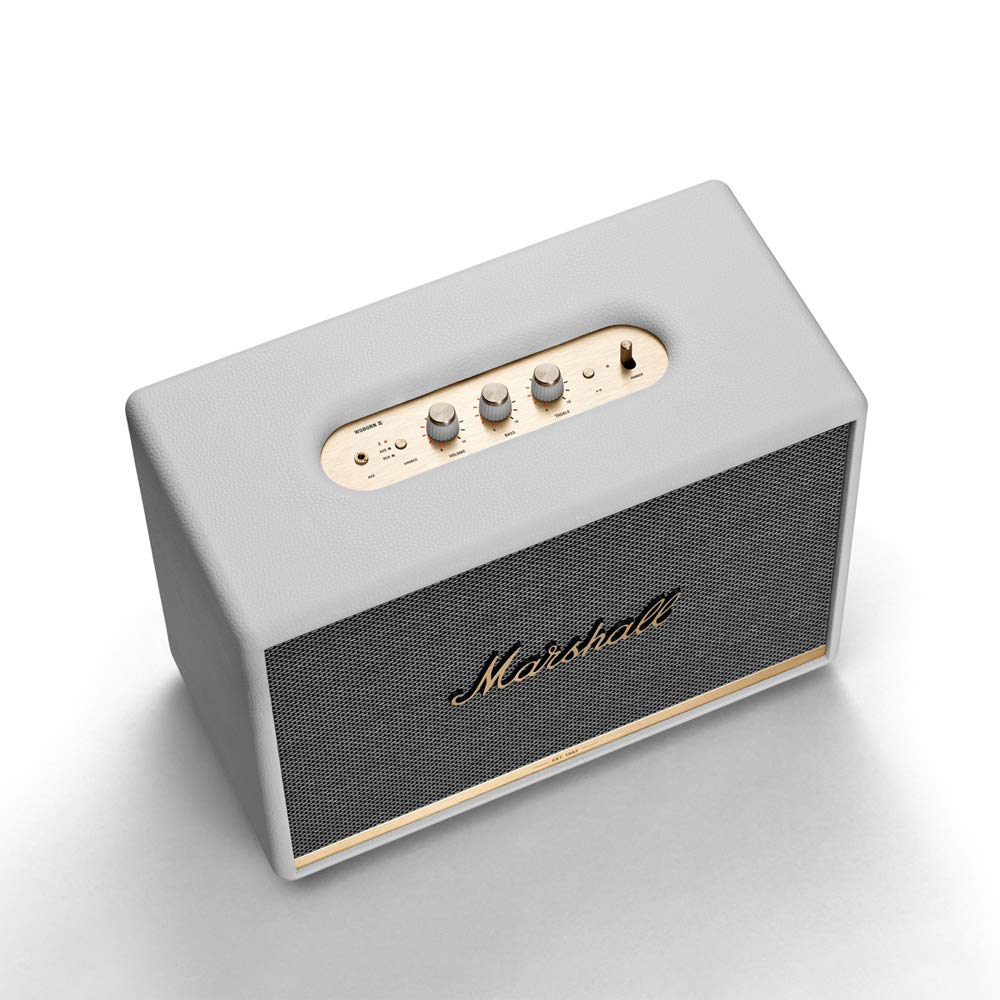 Marshall Woburn II 130 Watt Wireless Bluetooth Speaker (White) - Mahajan Electronics Online