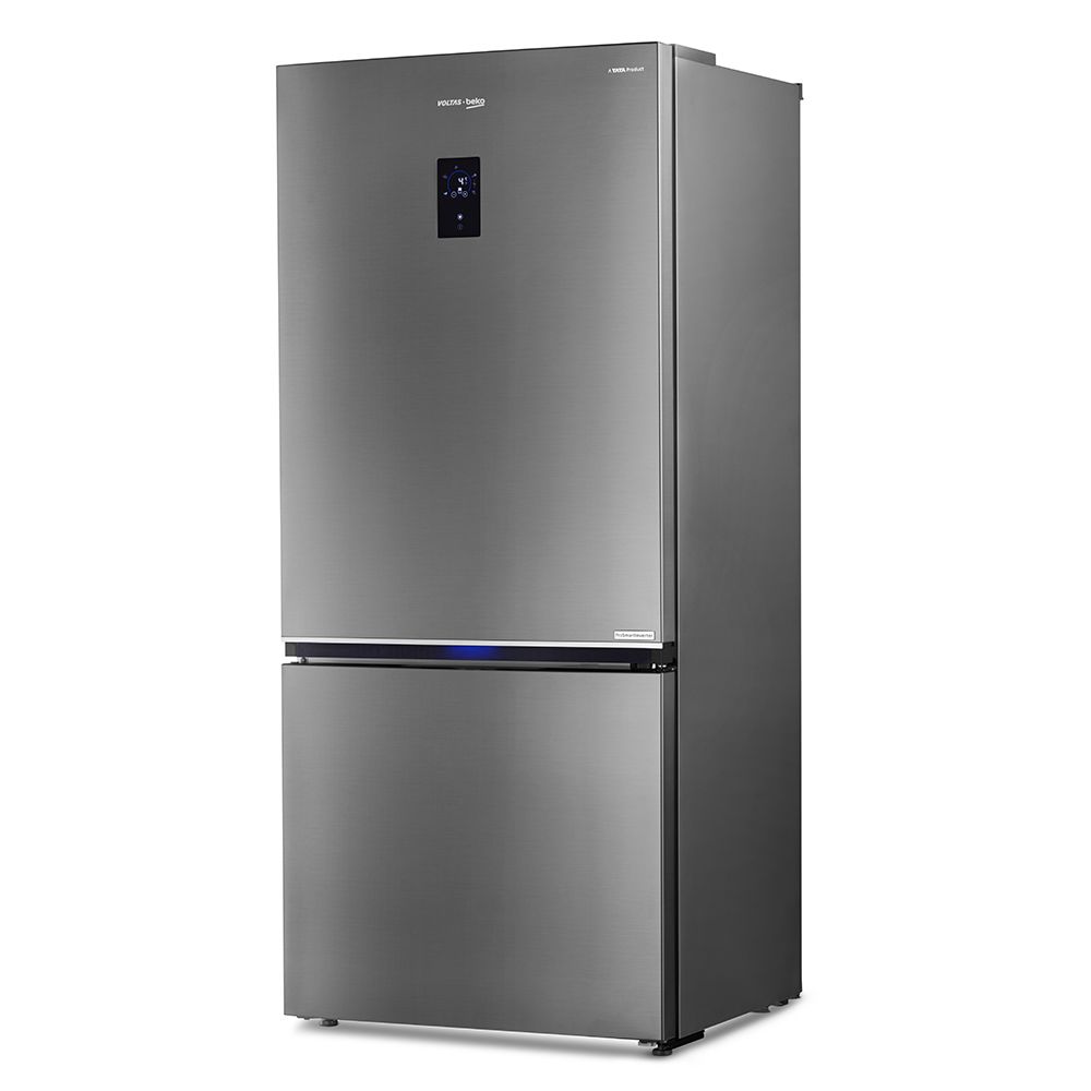 VoltasBeko RBM743IF 695 Litre Bottom Mounted Refrigerator (Inox Look) - Mahajan Electronics Online