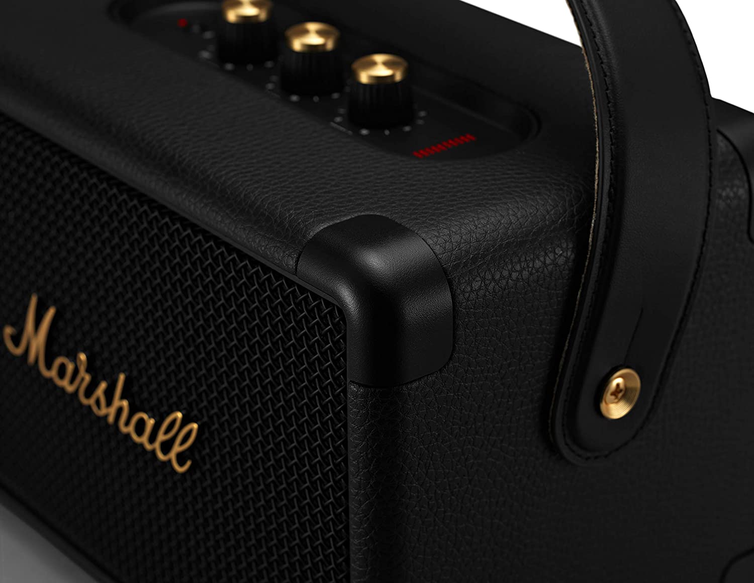 Marshall Kilburn II Portable Bluetooth Speaker (Black & Brass) - Mahajan Electronics Online