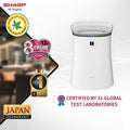 Sharp Air Purifier FP-F40E-W for Homes & Offices | Dual Purification - ACTIVE (Plasmacluster Technology) & PASSIVE FILTERS (True HEPA H14+Carbon+Pre-Filter) |... - Mahajan Electronics Online