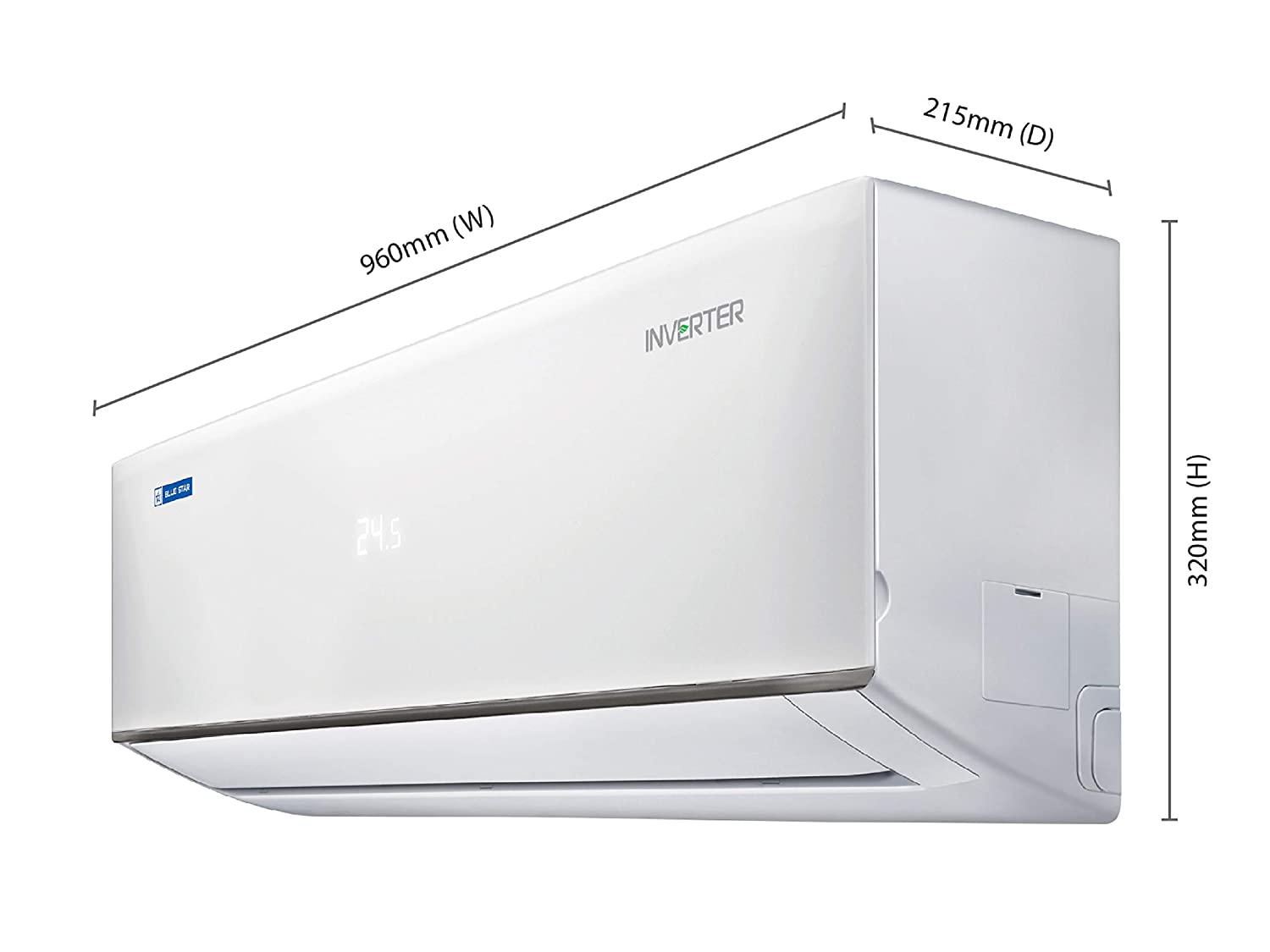 Blue Star IB518DLU Convertible 1.5 Ton 5 Star Inverter Split AC