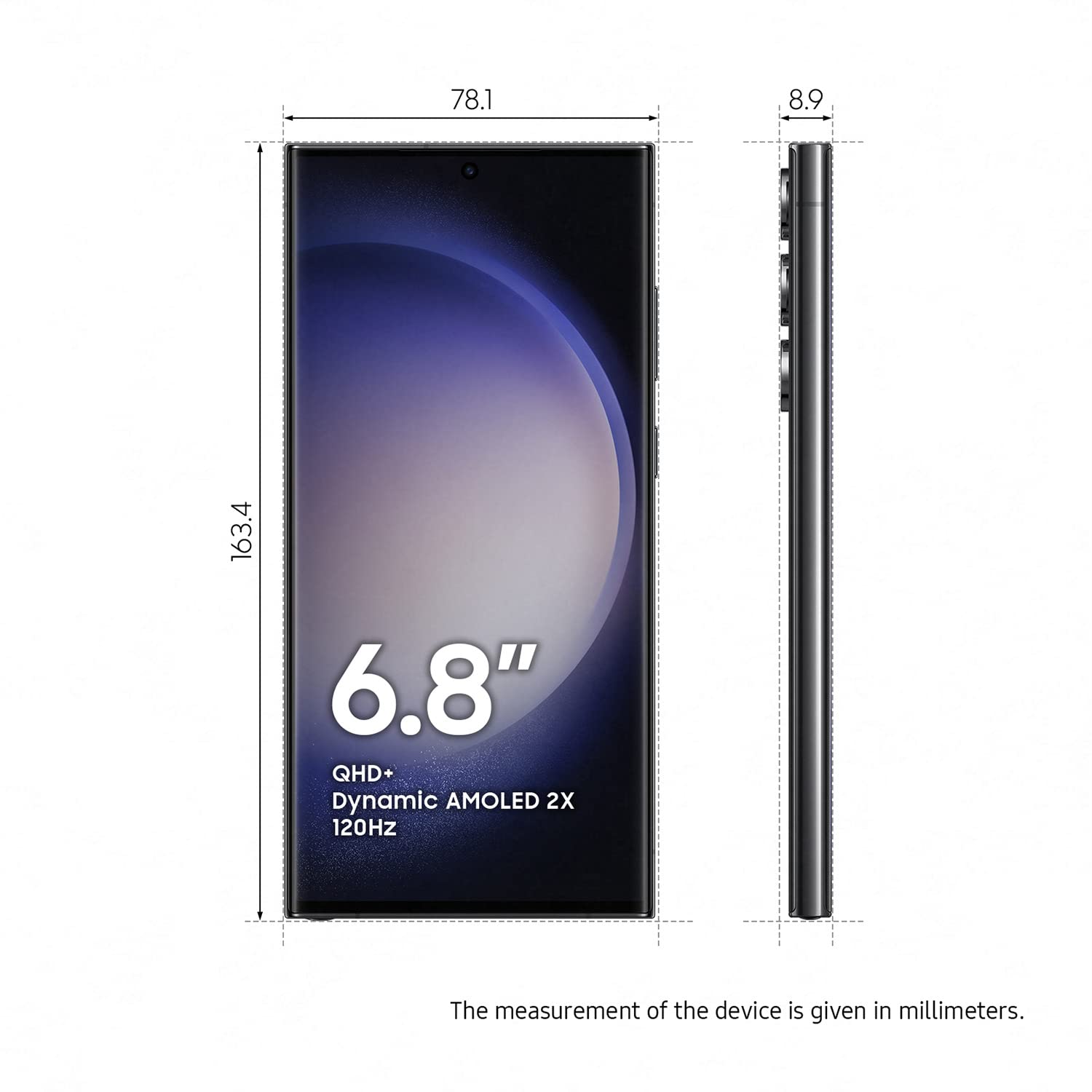Samsung Galaxy S23 Ultra 5G (Phantom Black, 12GB, 256GB Storage) with Ear Buds + Smart Watch - Mahajan Electronics Online