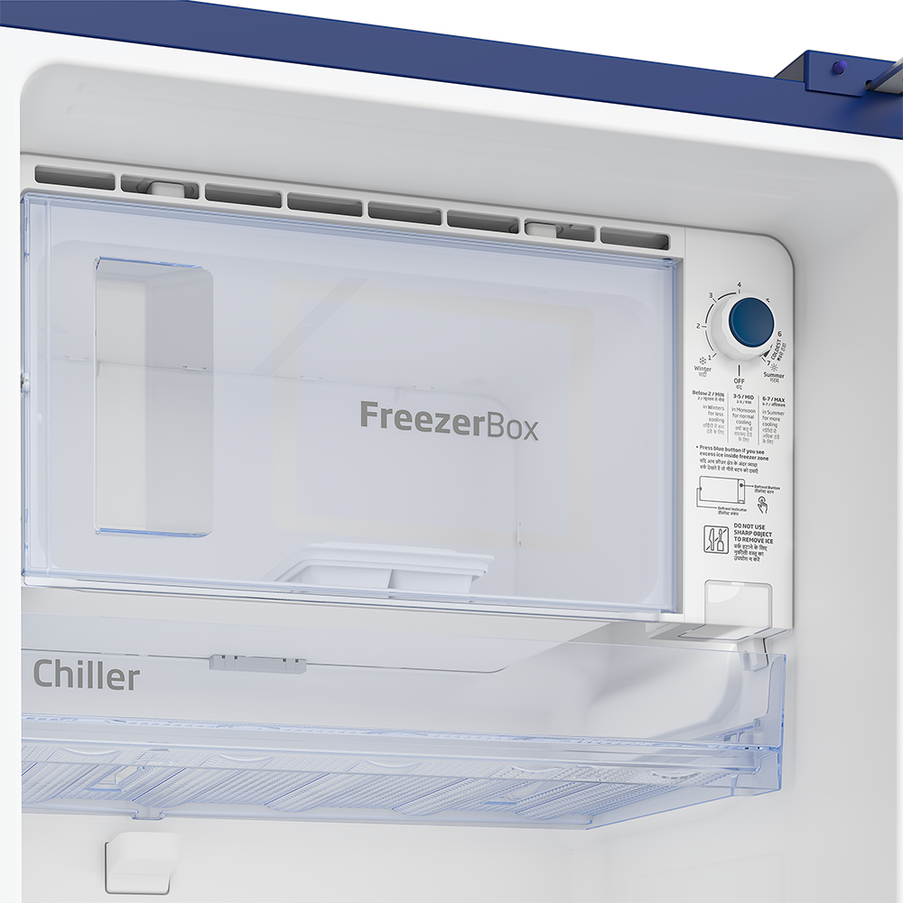 Voltas Beko RDC220B60/DBEXXXXSG 200 Litre 4 Star Direct Cool Refrigerator (Dahlia Blue) - Mahajan Electronics Online