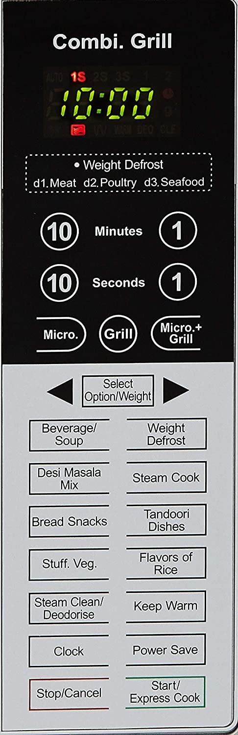 IFB 20 L Grill Microwave Oven (20PG4S, Black/ Silver) - Mahajan Electronics Online