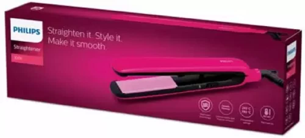 PHILIPS BHS393 Hair Straightener (Pink) - Mahajan Electronics Online