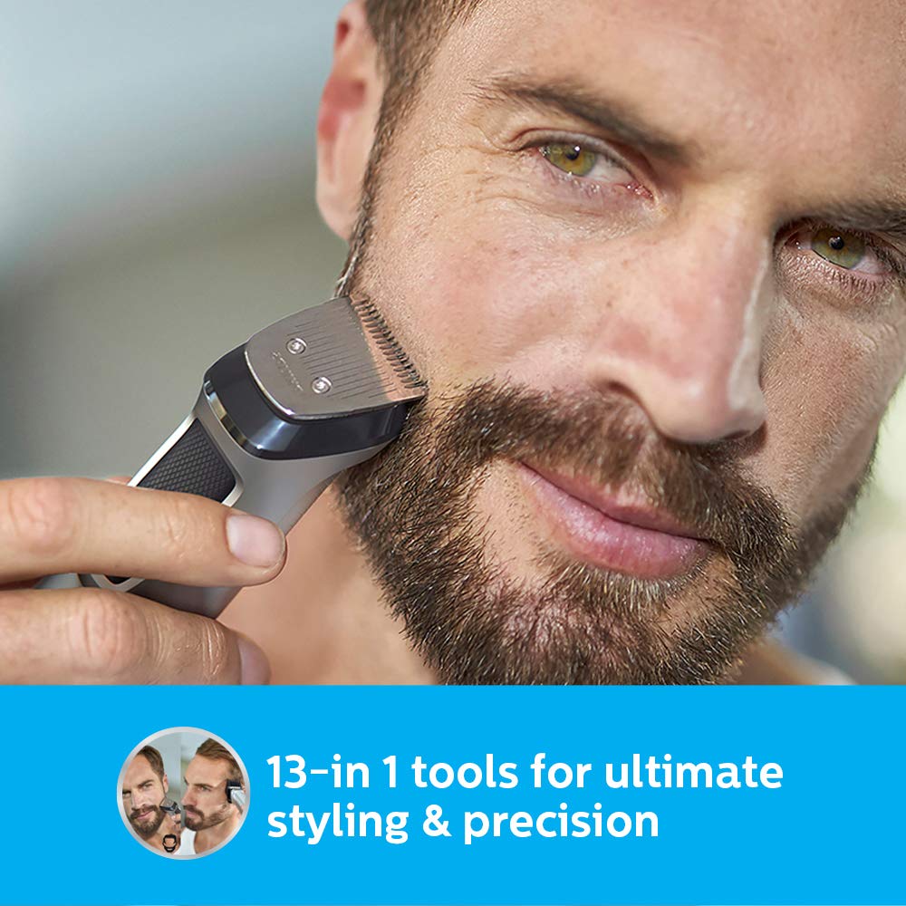 PHILIPS MG7715/15 Multigroom Series 7000 13-in-1, Face, Hair and Body Trimmer/Clipper - Mahajan Electronics Online