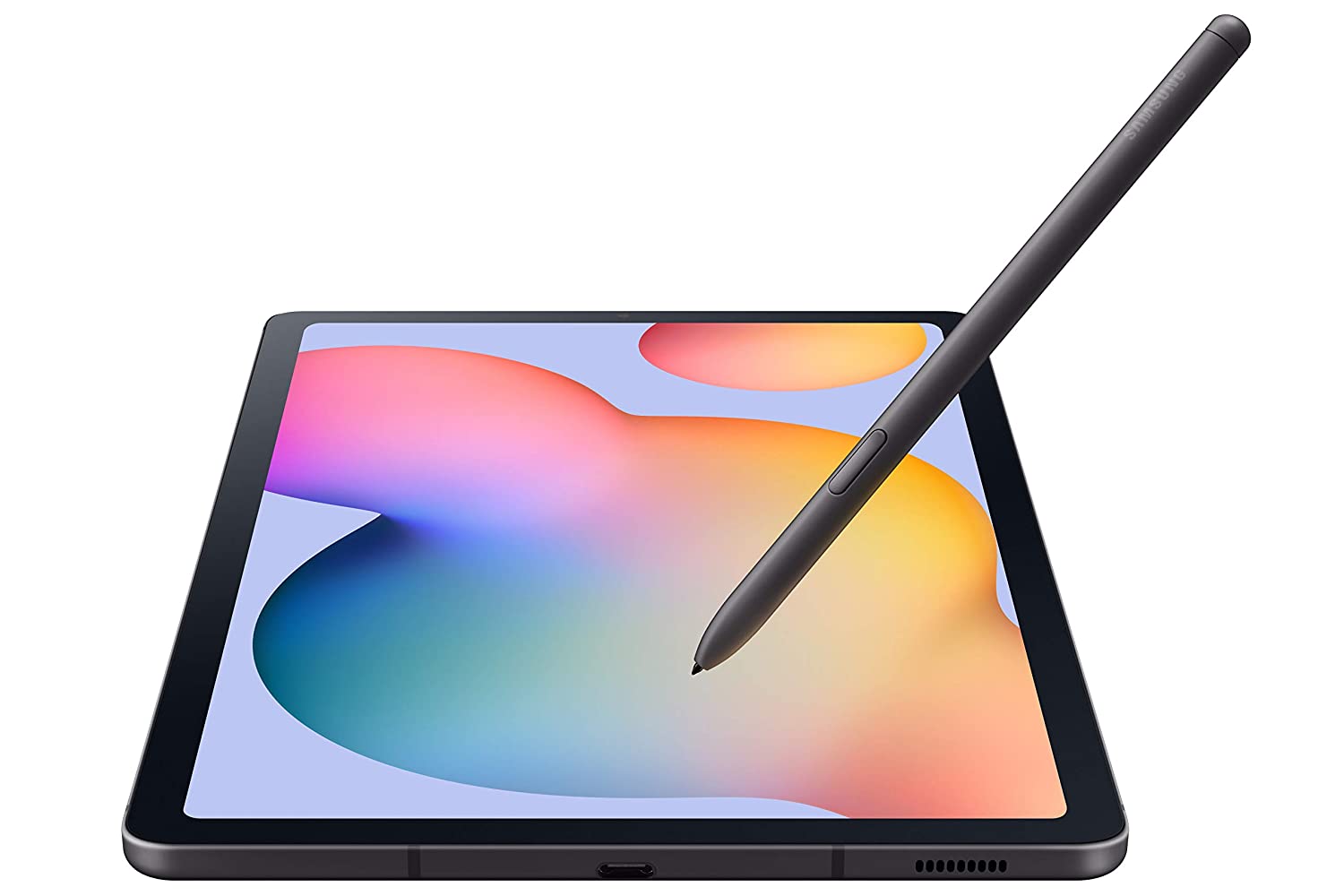 Samsung Galaxy Tab S6 Lite 26.31 cm (10.4 inch), S-Pen in Box, Slim and Light, Dolby Atmos Sound, 4GB RAM, 128GB Storage | Upto 8GB RAM with RAM Plus, Wi-Fi+4G Tablet, Gray - Mahajan Electronics Online
