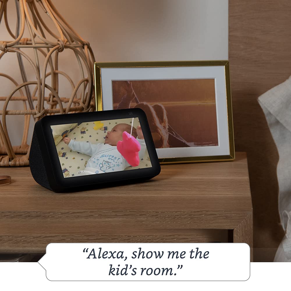 All new Echo Show 5 (2nd Gen) - Smart speaker with 5.5" screen, crisp sound and Alexa (Black) - Mahajan Electronics Online