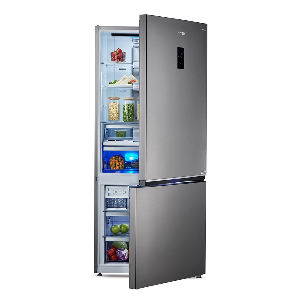 VoltasBeko RBM743IF 695 Litre Bottom Mounted Refrigerator (Inox Look) - Mahajan Electronics Online