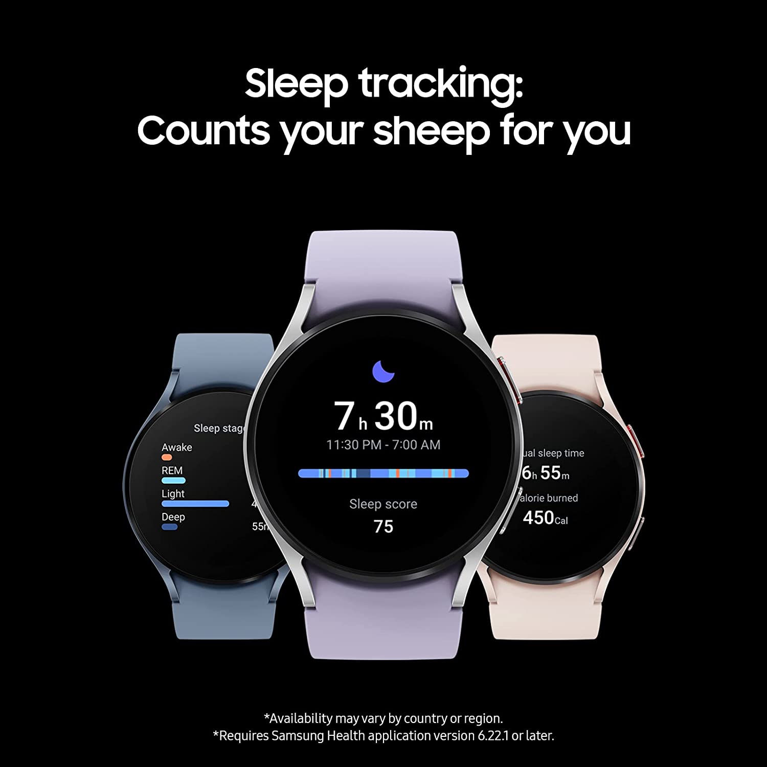 Samsung Galaxy Watch5 LTE 44mm, Sapphire, Compatible with Android only DEMO UNIT