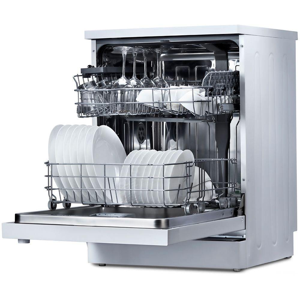 Voltas Beko 14 Places Setting Full Size Dishwasher (White) DF14W - Mahajan Electronics Online