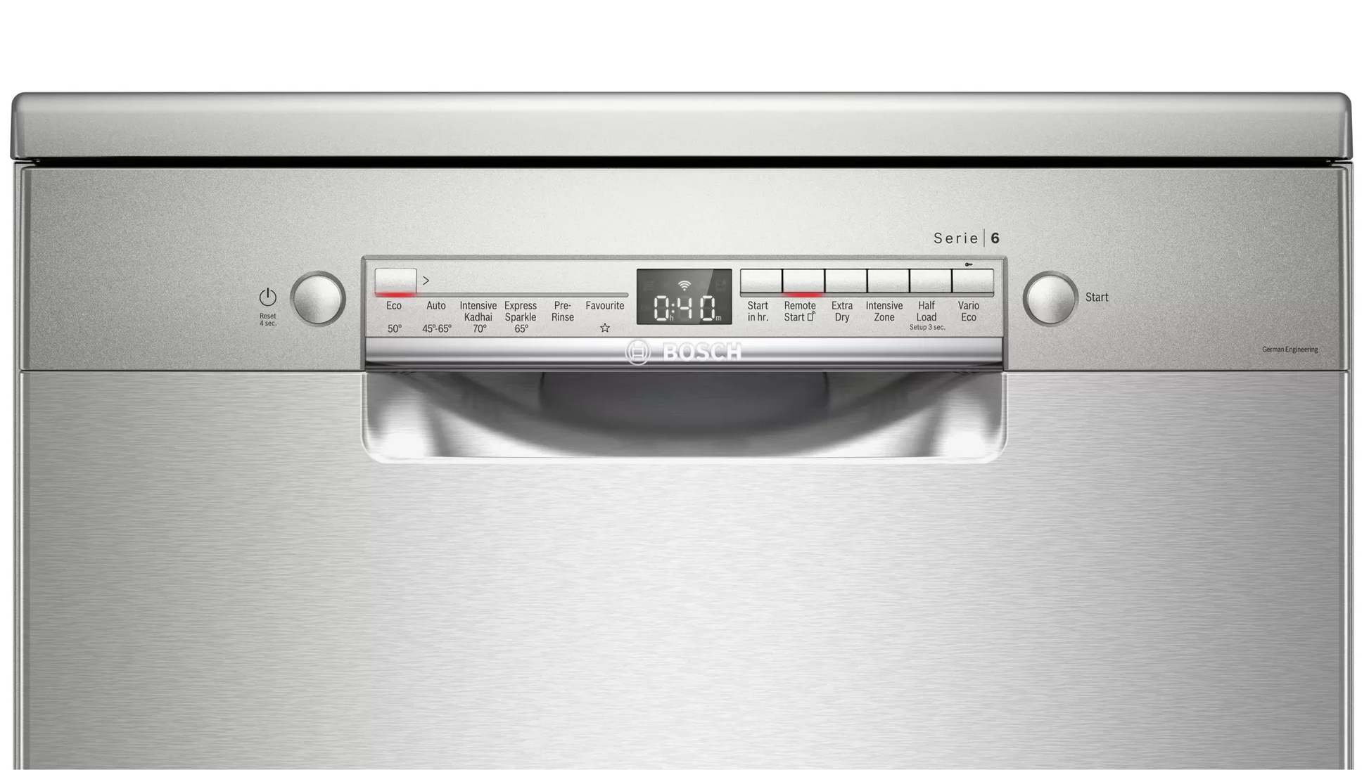 Bosch 13 Place Settings Dishwasher (SMS6ITI01I, Silver Inox)