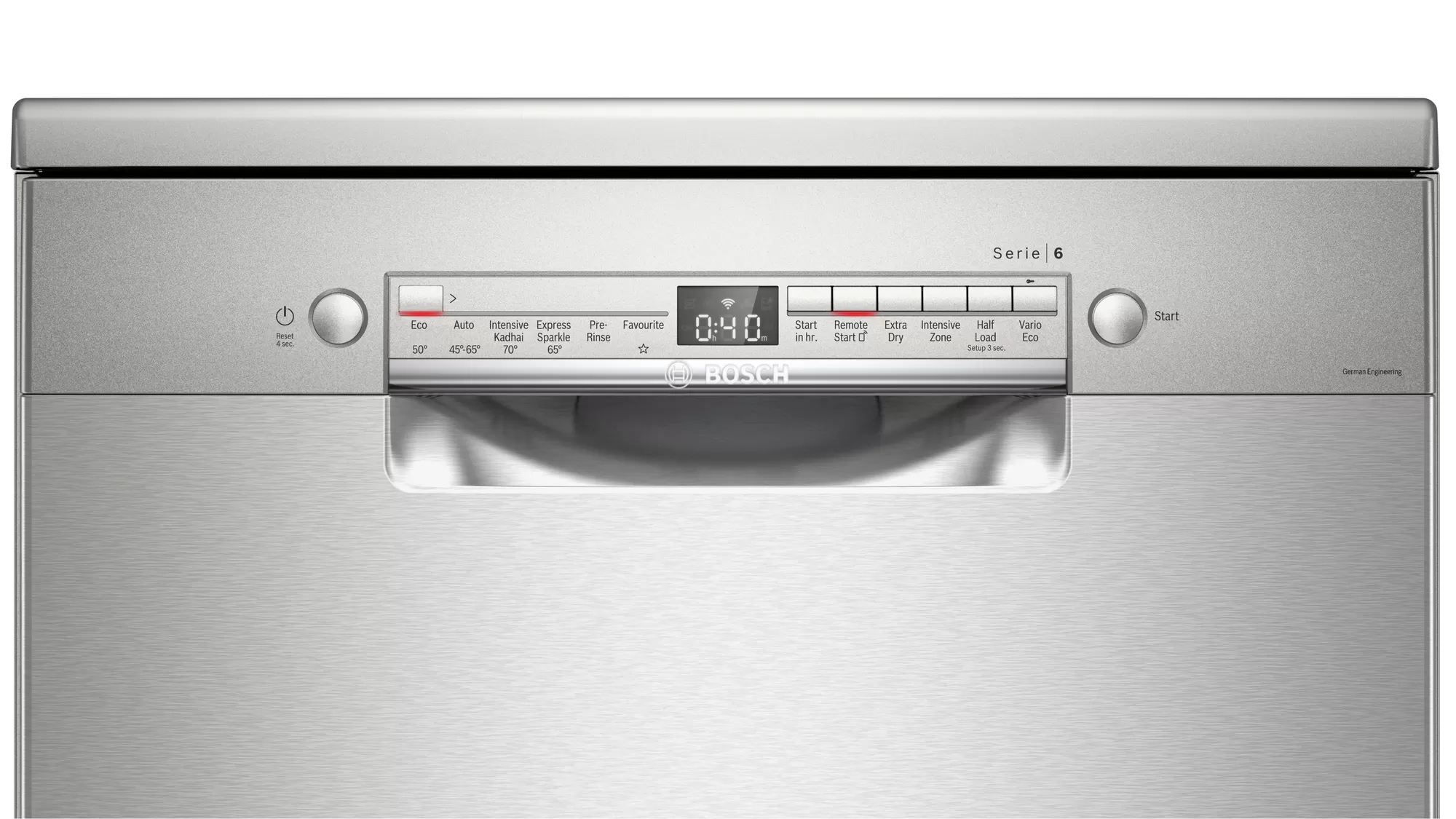 Bosch 13 Place Settings Dishwasher (SMS6ITI01I, Silver Inox)