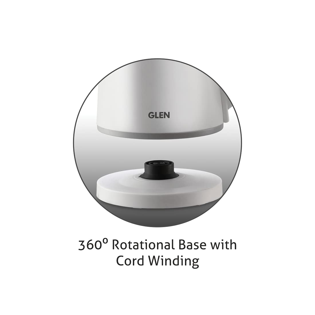 Glen SA 9004 WHITE Electric Kettle 0.8 Ltr 800 Watt - Mahajan Electronics Online