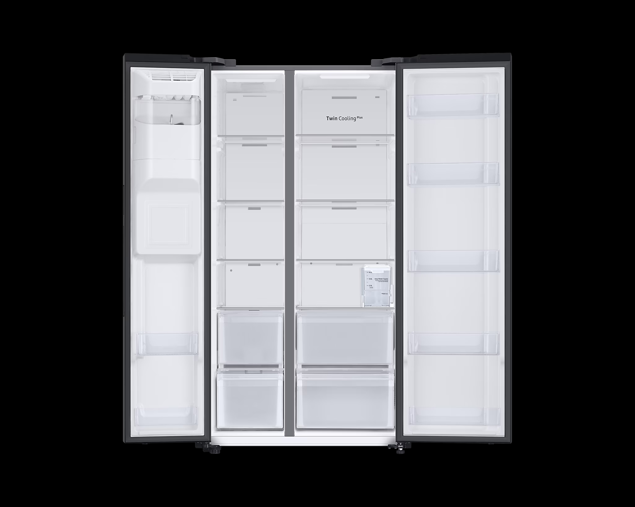 Samsung 633L Convertible 5in1 Side by Side Refrigerator RS78CG8543B1 - Mahajan Electronics Online